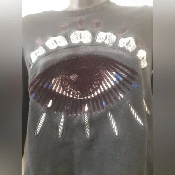 Kenzo Paris - Evil Eye Crewneck Sweater - Size: Small - Picture 5 of 10